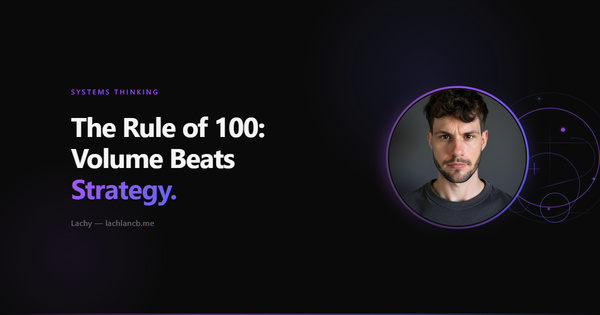 The Rule of 100: Why Volume Beats Strategy Every Time
