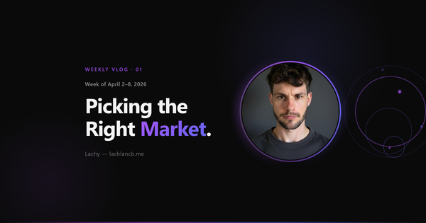 Week of April 2–8, 2026 — Picking the Right Market