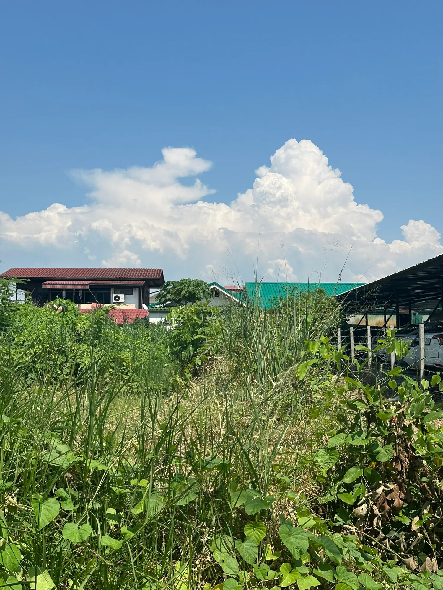 Cloud over Chiang Mai in the wet season