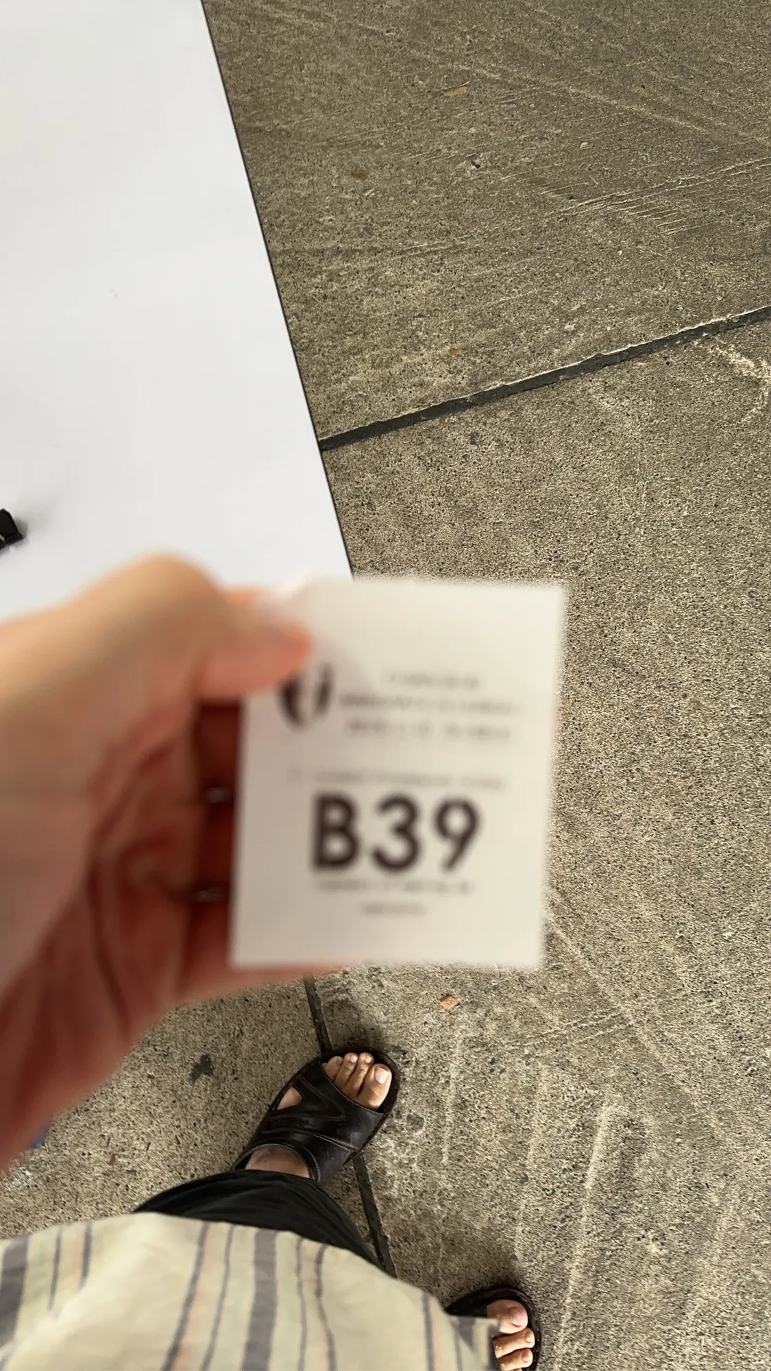 At immigration