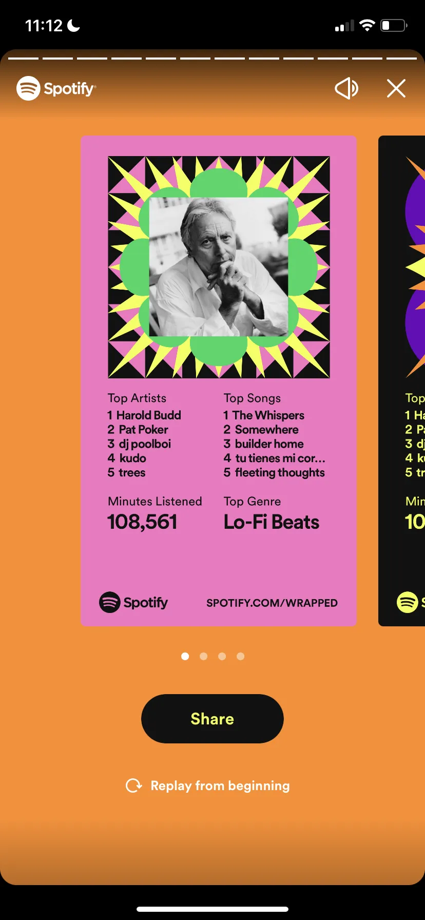 Spotify overview — lo-fi, ambient and meditation